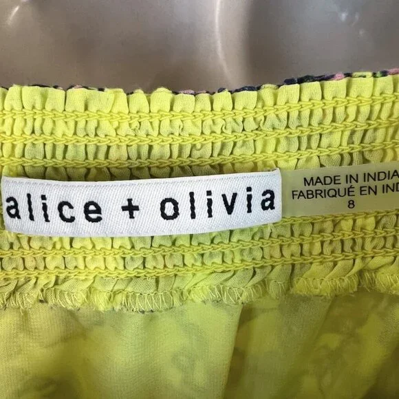 Alice + Olivia Dorothy Off The Shoulder Mini Dress $375